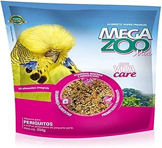 RAÇÃO MEGAZOO MIX PERIQUITOS 350G