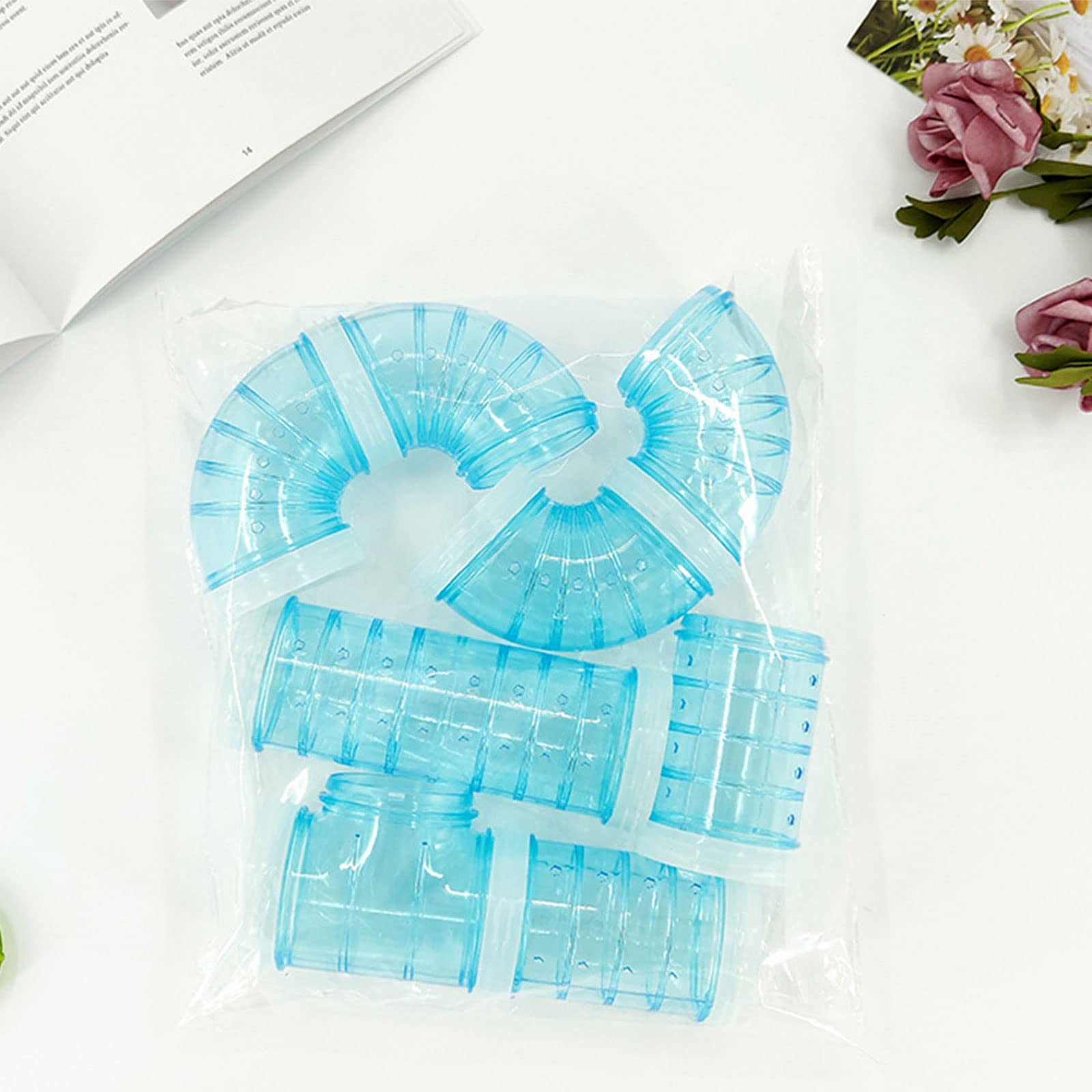 Kit de tubes pour hamsters - Tunnel de connexion - Jouet pour gerbilles et cochons d'Inde