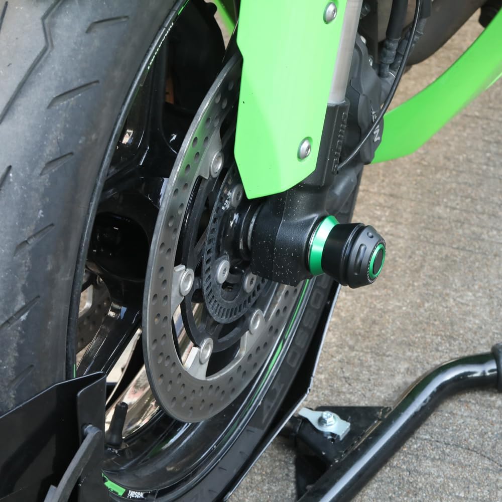 Motorcycle Ninja 1100SX Fork Sliders Fit For Ninja1100SX Z1100SX 2024 2025 2026 All Year Wheel Axle Frame Slider 2025 Ninja 1100SX Accessories 2025 Z1100SX Accessories GN