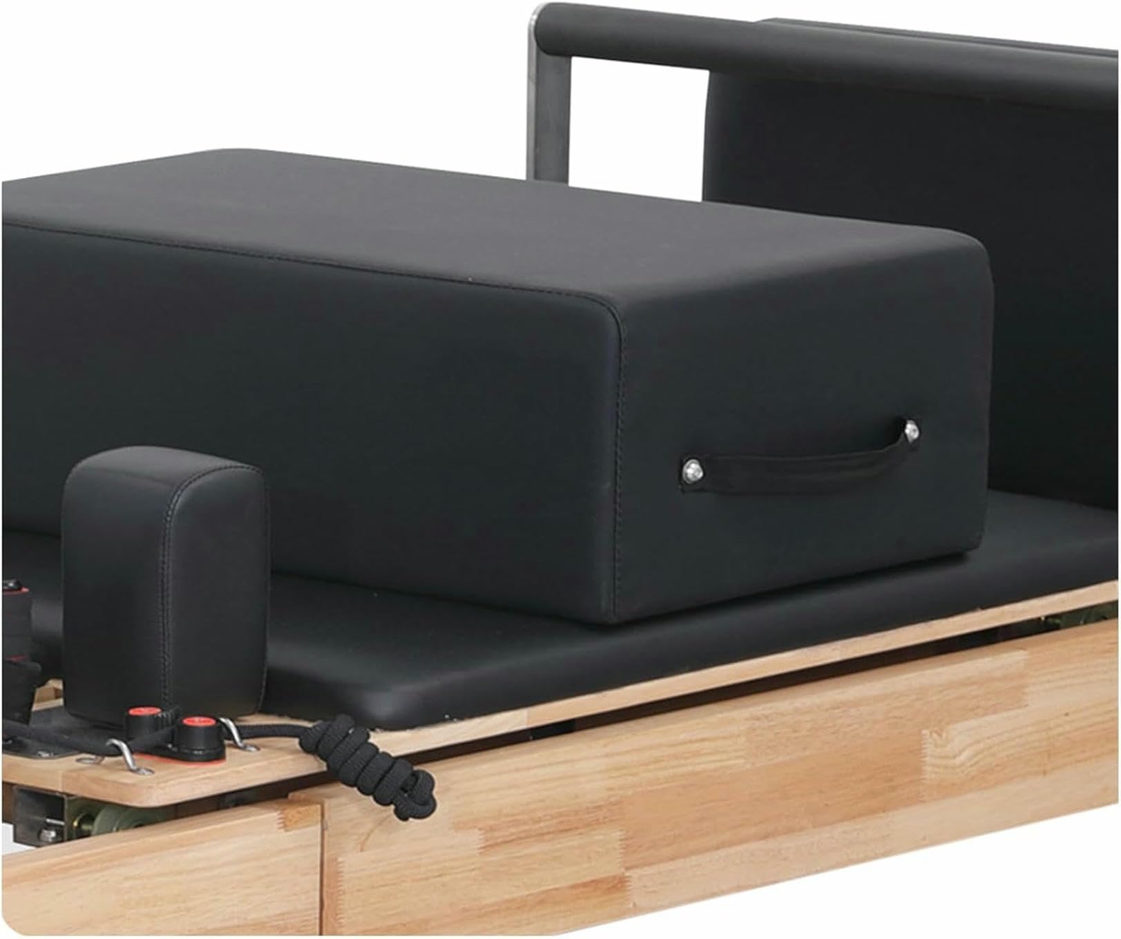 Macchina Pieghevole per Pilates Reformer, Estensore per Piattaforma Imbottita per Attrezzatura Pilates con Trampolino per Utenti di Tutti I Livelli