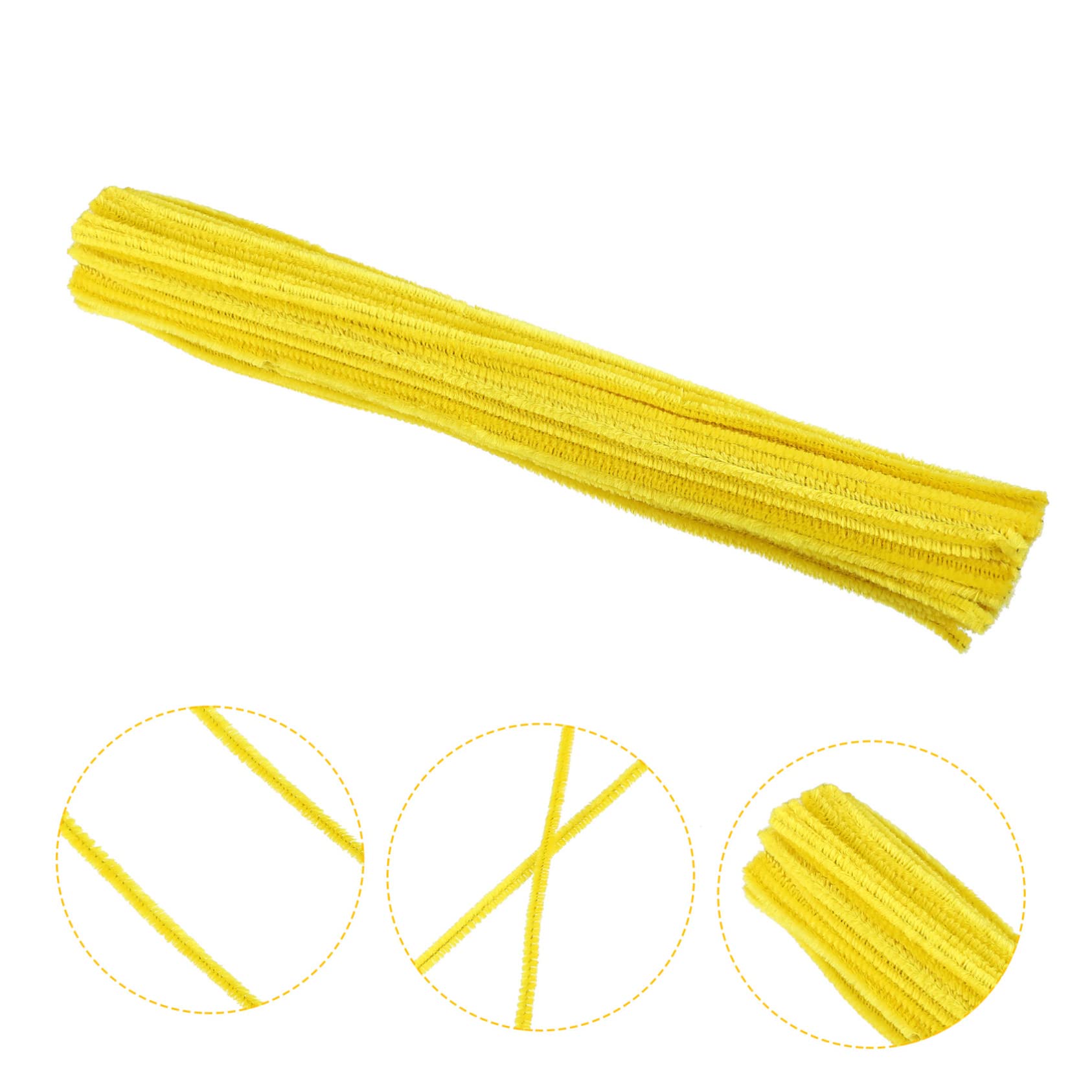 MUELODSIC Educational Craft Kit 200pcs Chenille Stems Cleaners Wire Chenille Materials Safe for Boys and Girls Make Beautiful Crafts