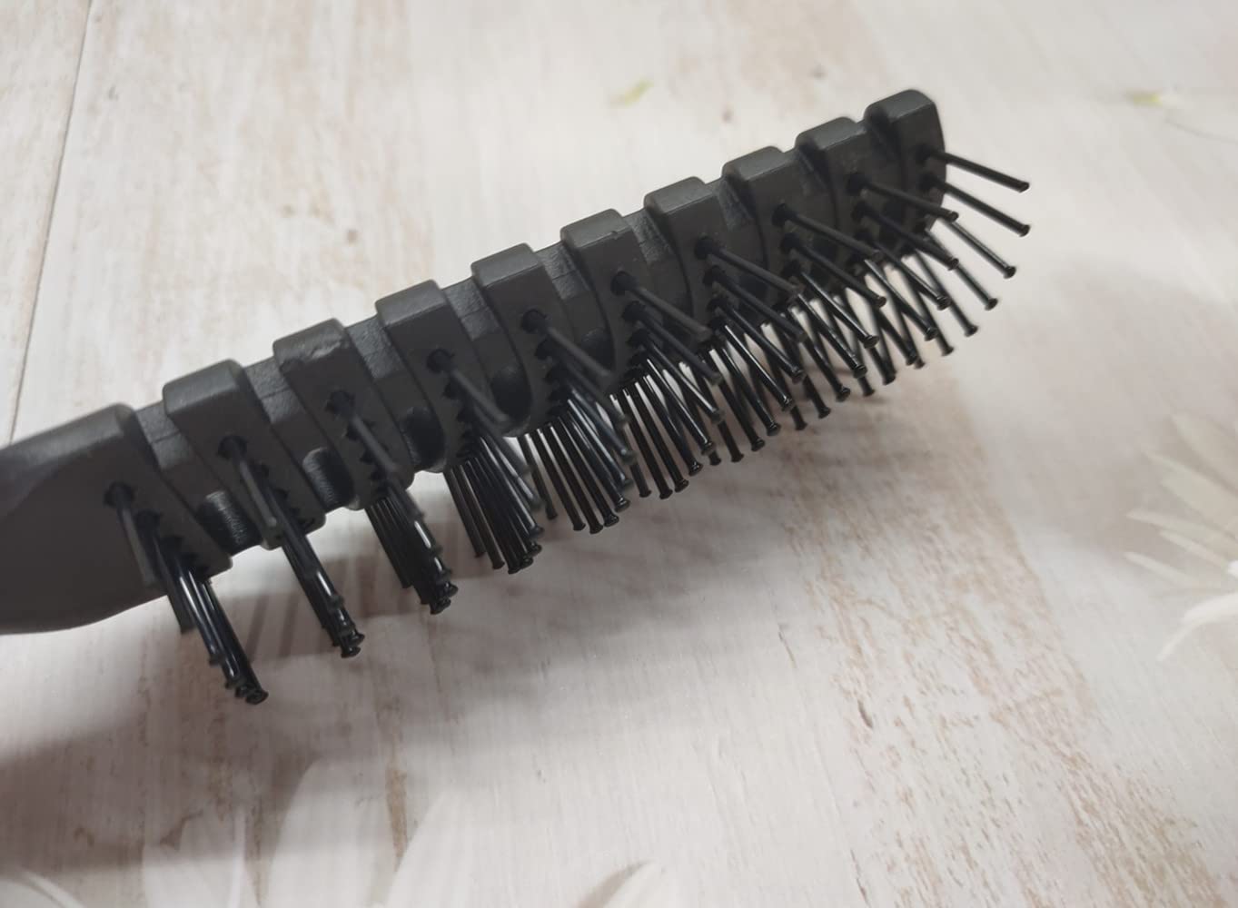 Haarbürste für Haare, schnell föhnend, antistatisch, entwirrend, Kamm für lange, kurze, nasse, lockige, glatte Männer, Frauen, 3 Stück (schwarz)