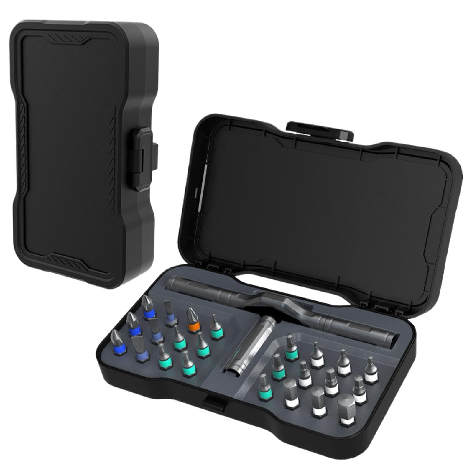 Juego de destornilladores de trinquete para reparar electrodomésticos y zonas difíciles