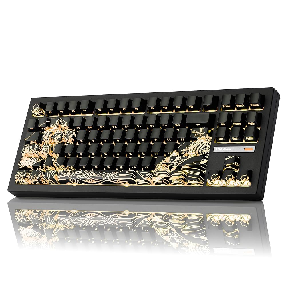 Amazon.com: ZORNHER ZH870 Wireless Gaming Mechanical Keyboard,80