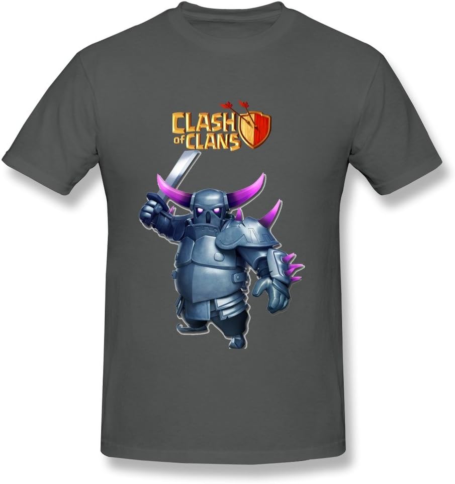 Men's Clash Clans Pickup Superman Cotton Round Collar T Shirt, Small