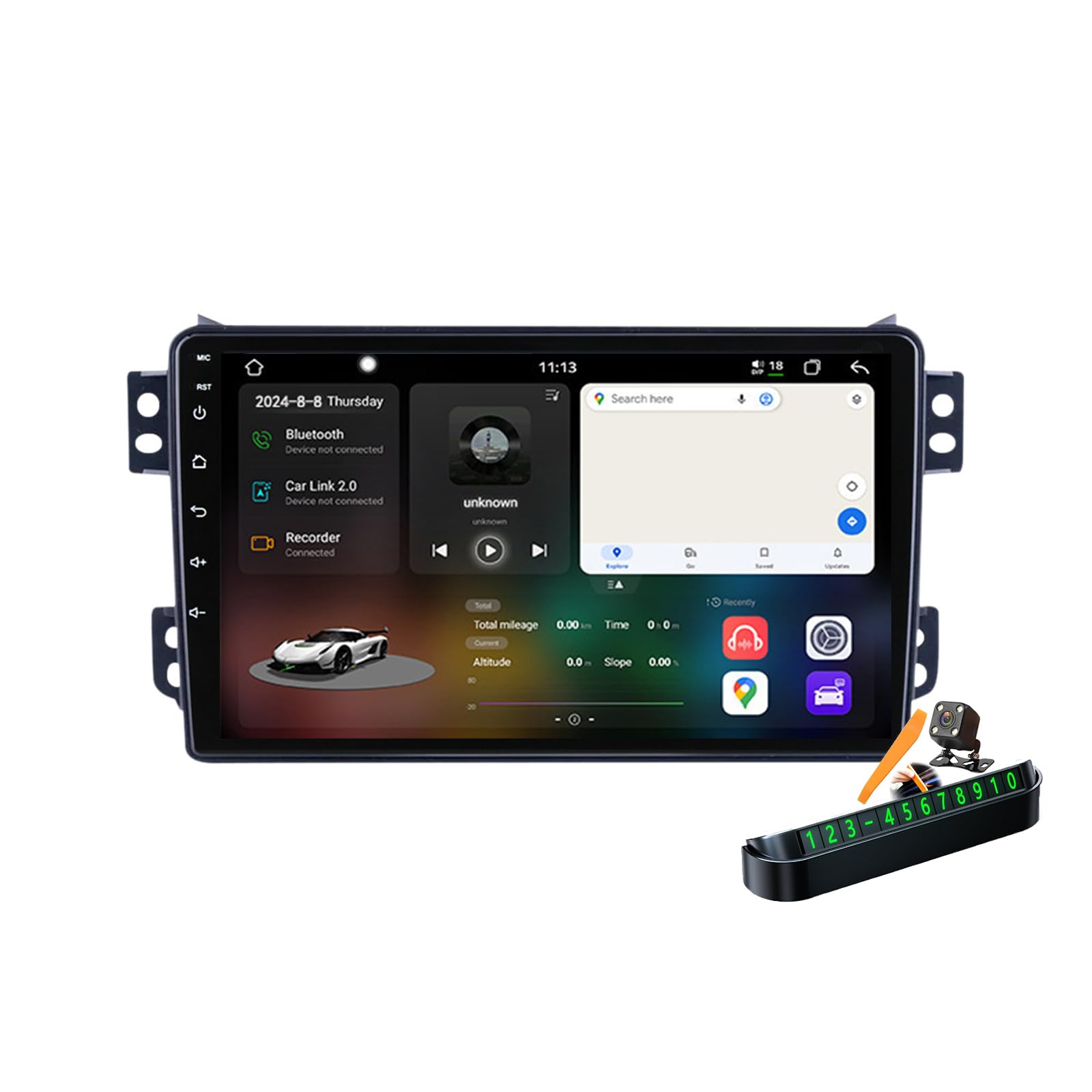 Autoradio 2 Din Android 14.0 avec GPS pour remplacer la radio d'origine Splash Ritz 2008-2012 - 8