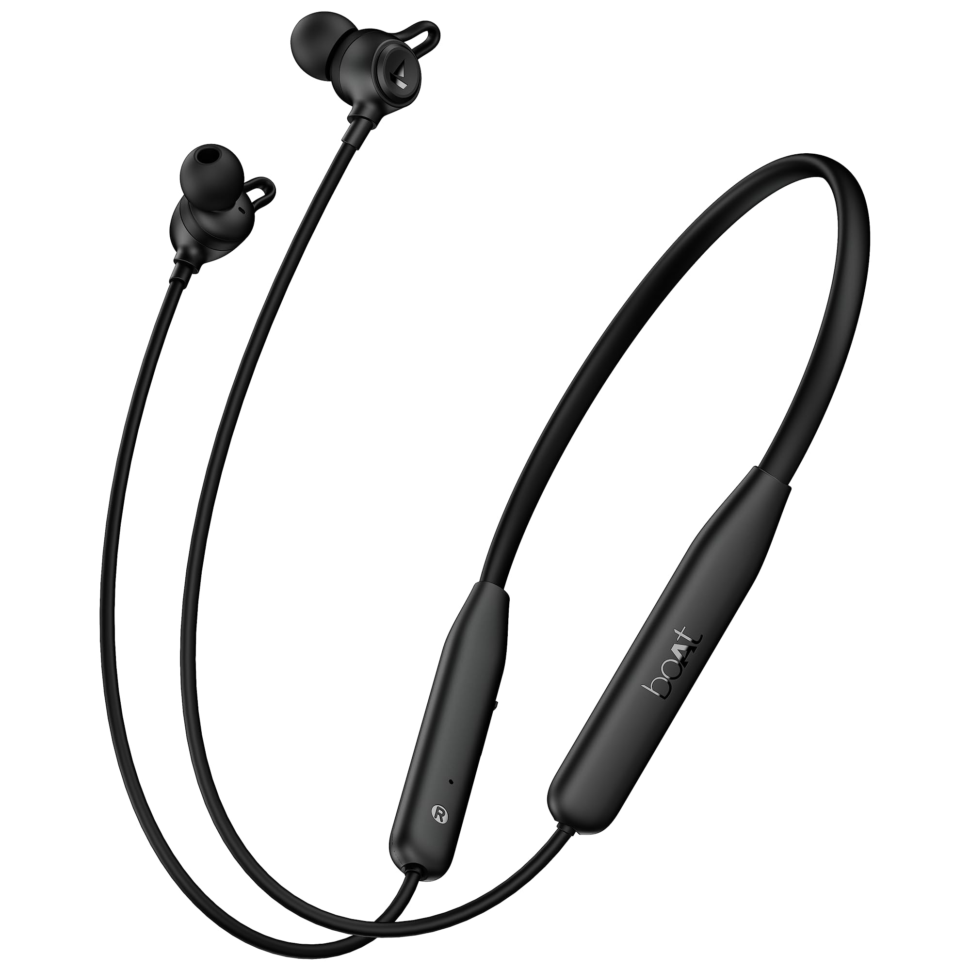 Boat Rockerz 200, 40H Battery, Signature Sound, ENx Tech, Dual Pairing, 60 ms Low Latency, IPX5, ASAP Charge, Magnetic Buds, Bluetooth Neckband, Wireless with Mic Earphones (Active Black)-picture-48
