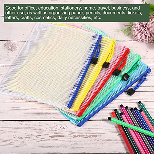 Bolsas de malla con cremallera YOKIVE impermeables al polvo para proteger documentos B5 de humedad 5