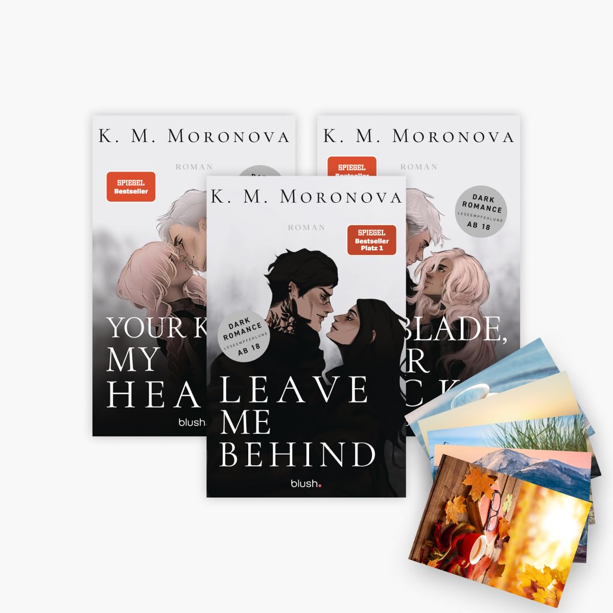 Leave Me Behind + The Dark Forces-Reihe Band 1+2 plus 1 exklusives Postkartenset