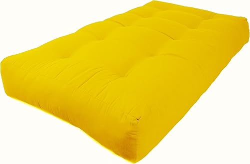 Miniatura 11 de Blazing Needles Colchón futón de sarga Renewal de 9 pulgadas, matrimonial, índigo Índigo,Aqua Blue,Negro,Borgoña,Chocolate,Verde bosque,Uva,Mojito