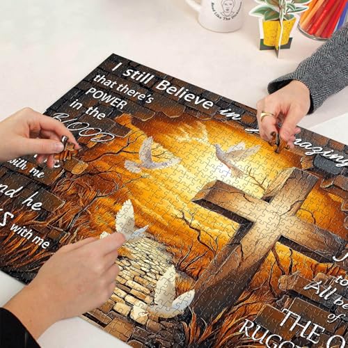Rompecabezas Cruz Religioso 16+ Anos miniatura 5