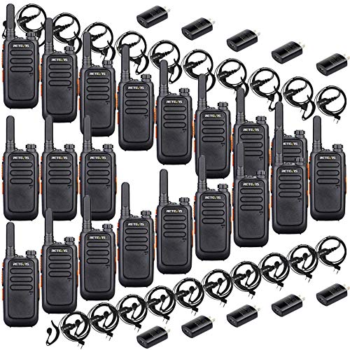 Retevis RT69 Walkie Talkies Rechargeable,Two Way Radios Long Range,Channel Lock Neck Lanyard Flashlight,Portable 2 Way Radio with Earpiece,for School Hotel Restaurant(20 Pack) Retevis RT69 Walkie Talkies Rechargeable,Two Way Radios Long Range,Channel Lock Neck Lanyard Flashlight,Portable 2 Way Radio with Earpiece,for School Hotel Restaurant(20 Pack)