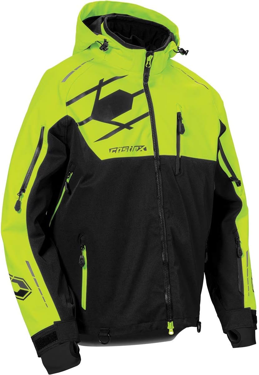 Castle X Men's Flex Jacket in Charcoal/Silver/Hi-Vis Size Large