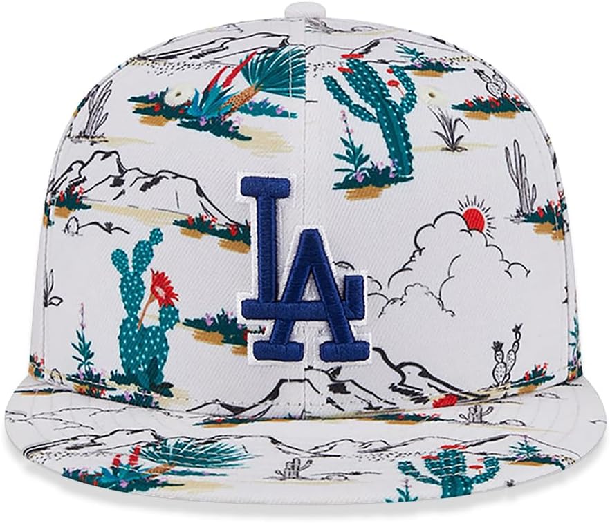New Era LA Los Angeles Dodgers 9FIFTY Spring Training Snapback Cap, Adjustable Hat White - Image 2