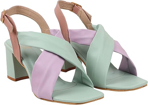 Shoetopia Women's Block Heel Sandals