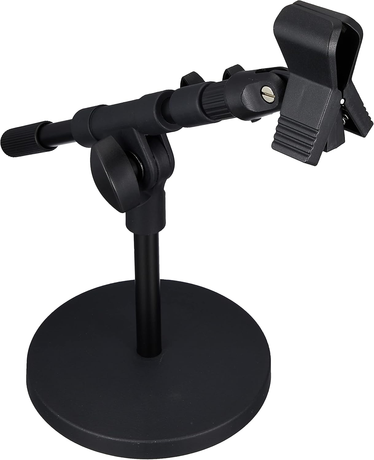 KING JIM SPMS2 Tabletop Stand with Speakers, Microphone Compatible, Black