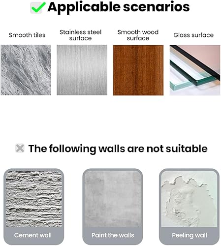 Miniatura 7 de 3 ganchos adhesivos de acero inoxidable resistentes para toallas de baño y pared, ganchos blancos duraderos autoadhesivos para colgar batas,