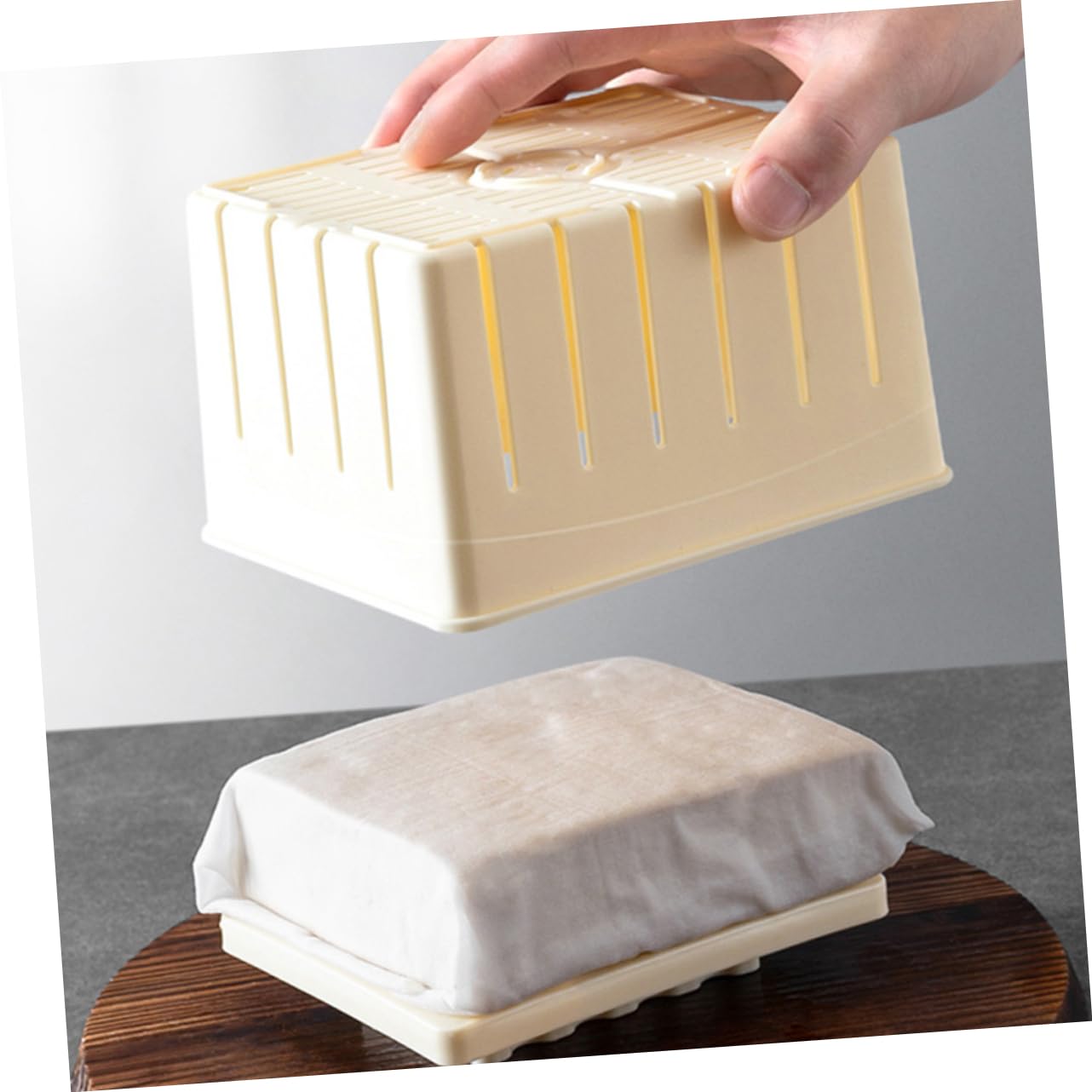 AUTSUPPL Homemade Tofu Molding Box Large Tofu Pressing Molds Smooth Interior for Easy Demolding