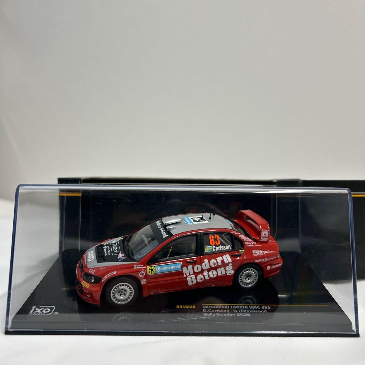 Amazon | ixo 1/43 MITSUBISHI LANCER WRC #63 D.Carlsson 2006 イクソ