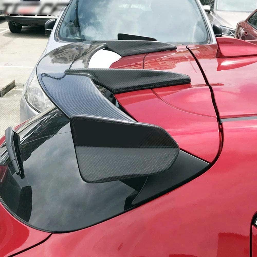 Carbonfaser-Heckscheiben-Dachspoiler, Passend Für Mazda 3 Axela Schrägheck 4-Türer 2014–2019. Fensterspoiler (Carbon), Carbon
