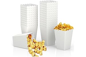 White Popcorn Boxes: Savor Every Kernel