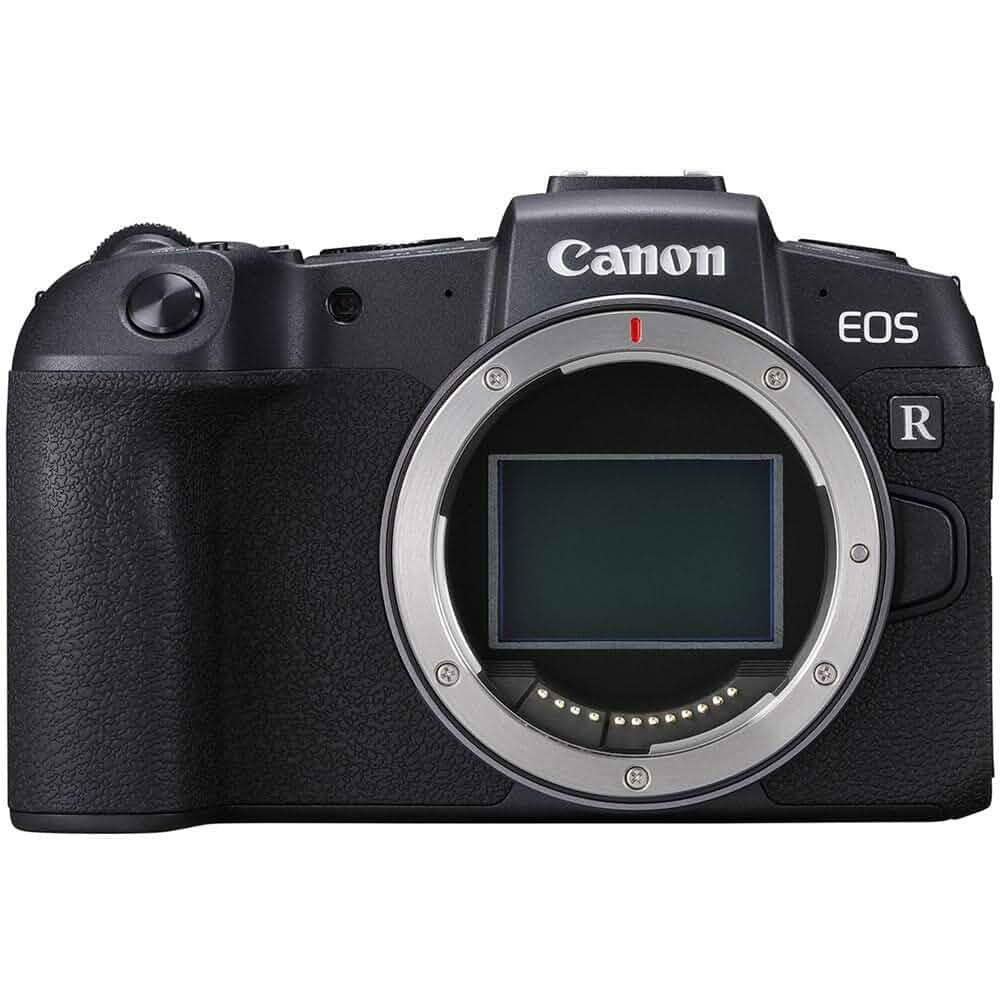 CanonEOS RP Full Frame Mirrorless Vlogging Portable Digital Camera with 26.2MP, CMOS Sensor, Wi-Fi, Bluetooth, 4K Video Recording and 3.0" Vari-Angle Touch LCD Screen, Body, Black Mirrorless
