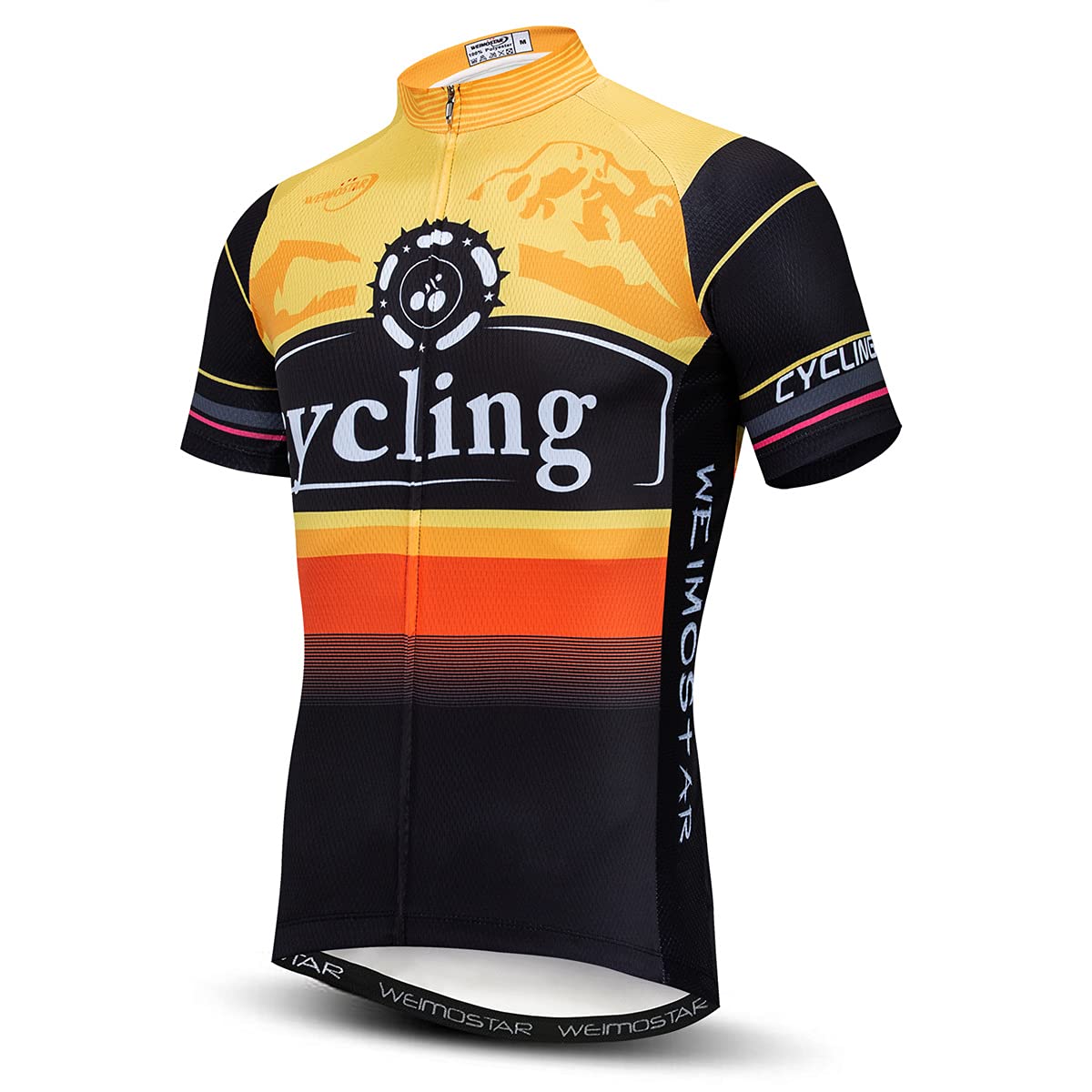 Hotlion Herren Radtrikot Sommer Kurzarm Rennrad Bekleidung M
