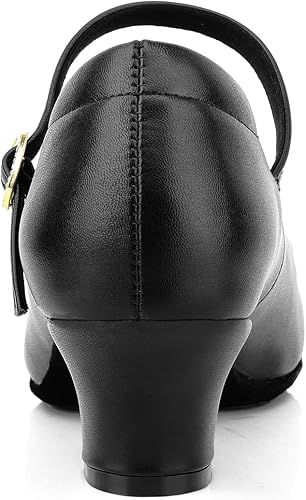 Miniatura 5 de Zapatos de carácter para mujer, zapatos de boda, correa de tobillo, tacones de baile latino