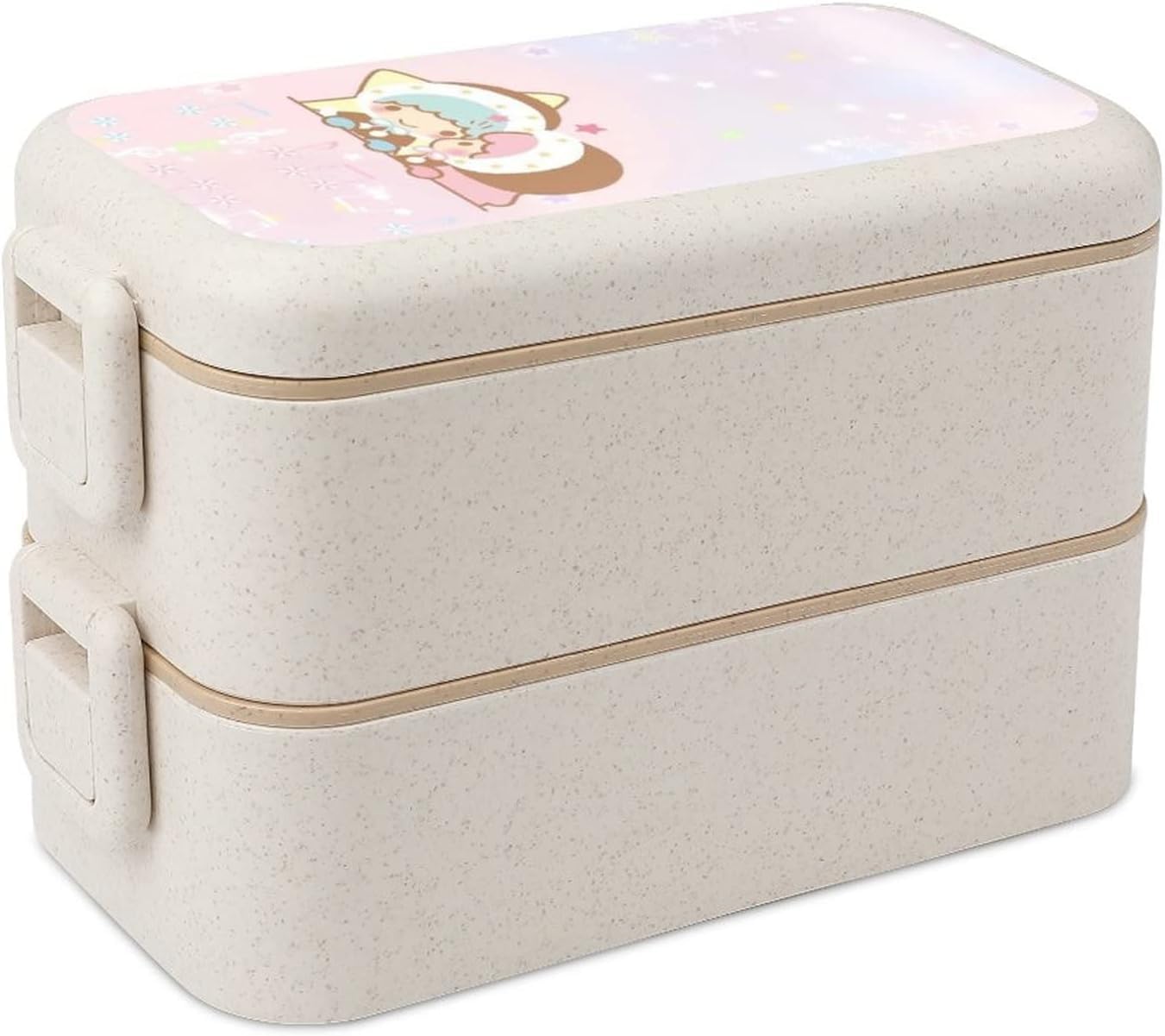キキララ コスメラック　チェスト　2段ランチボックス　ドルチェデコ Amazon | リトルツインスターズ キキララ 弁当箱 ランチボックス 2段