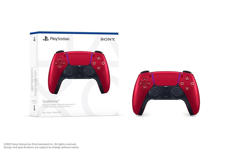 PlayStation 5 DualSense Wireless Controller - Volcanic Red - DualSense Controller - Volcanic Red