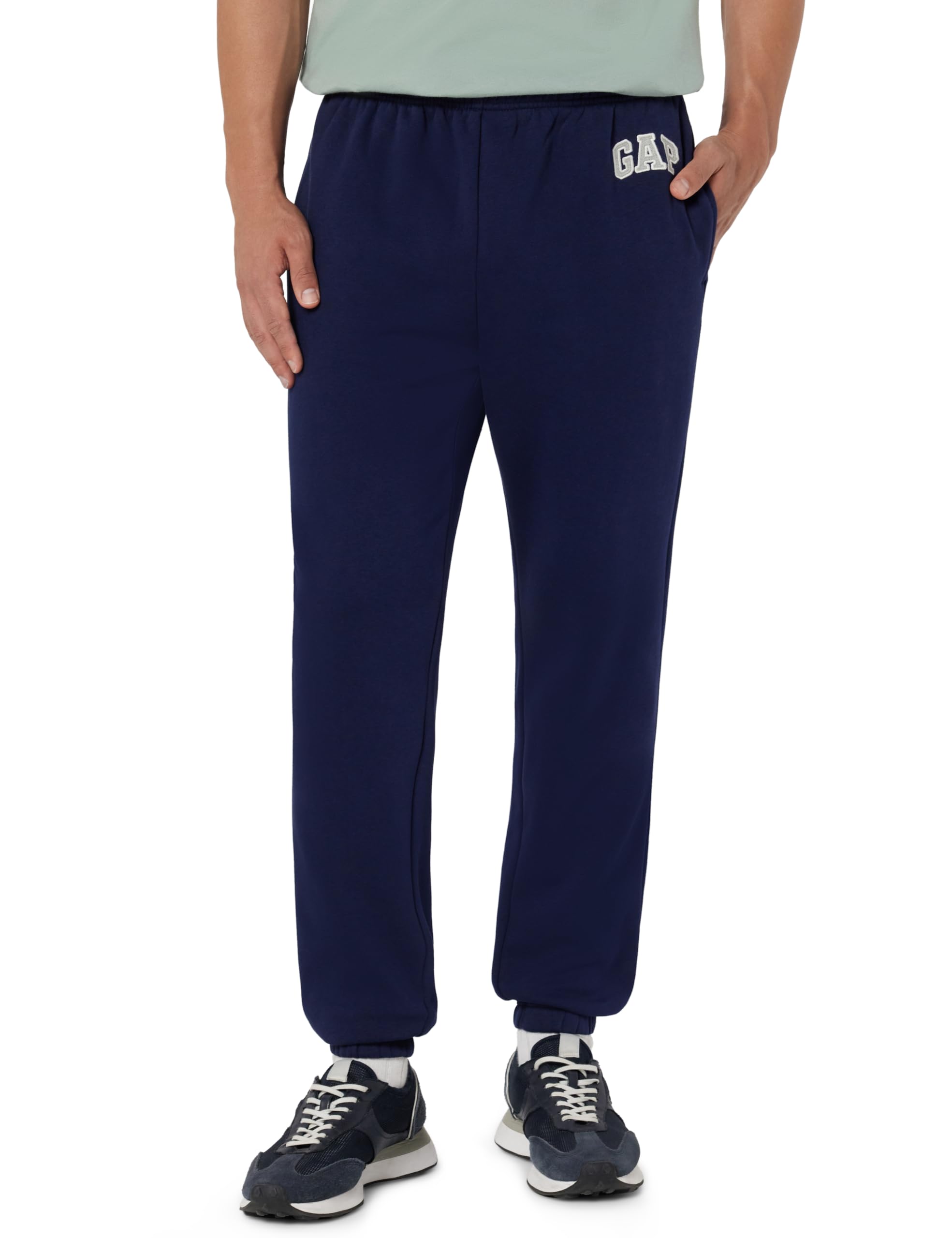 gap Men Embroidered Standard Fit Ankle Length Joggers-picture-18