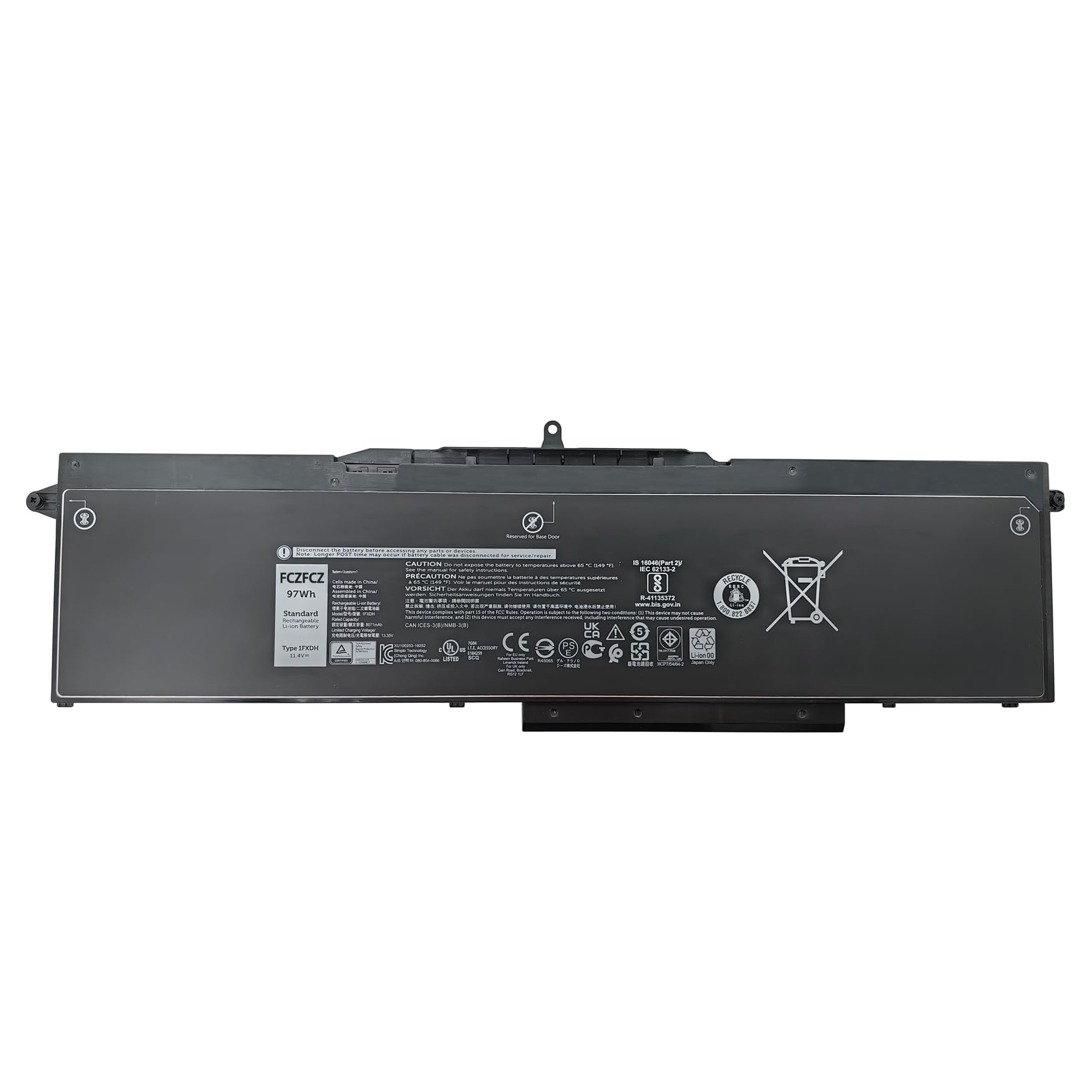 Amazon.com: FCZFCZ 1FXDH Battery Replacement for Dell Latitude