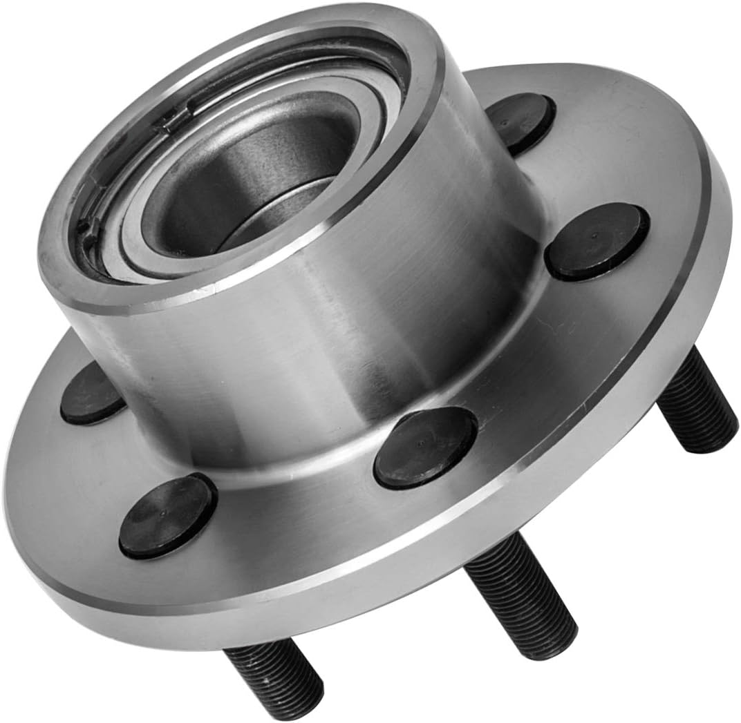 TUCAREST 515032 x2 Front Wheel Bearing and Hub Assembly Compatible with 1997-2004 Do-dge Dakota, 1999-2003 Durango (for RWD with 2-Wheel ABS Models Only) [6 Lug, Non-ABS,W/O ABS]