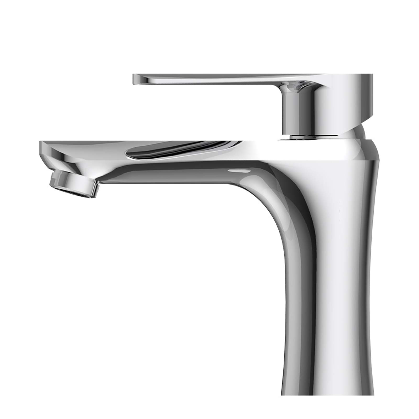 Robinet de lavabo en bronze avec mitigeur haut de gamme en céramique épaissie