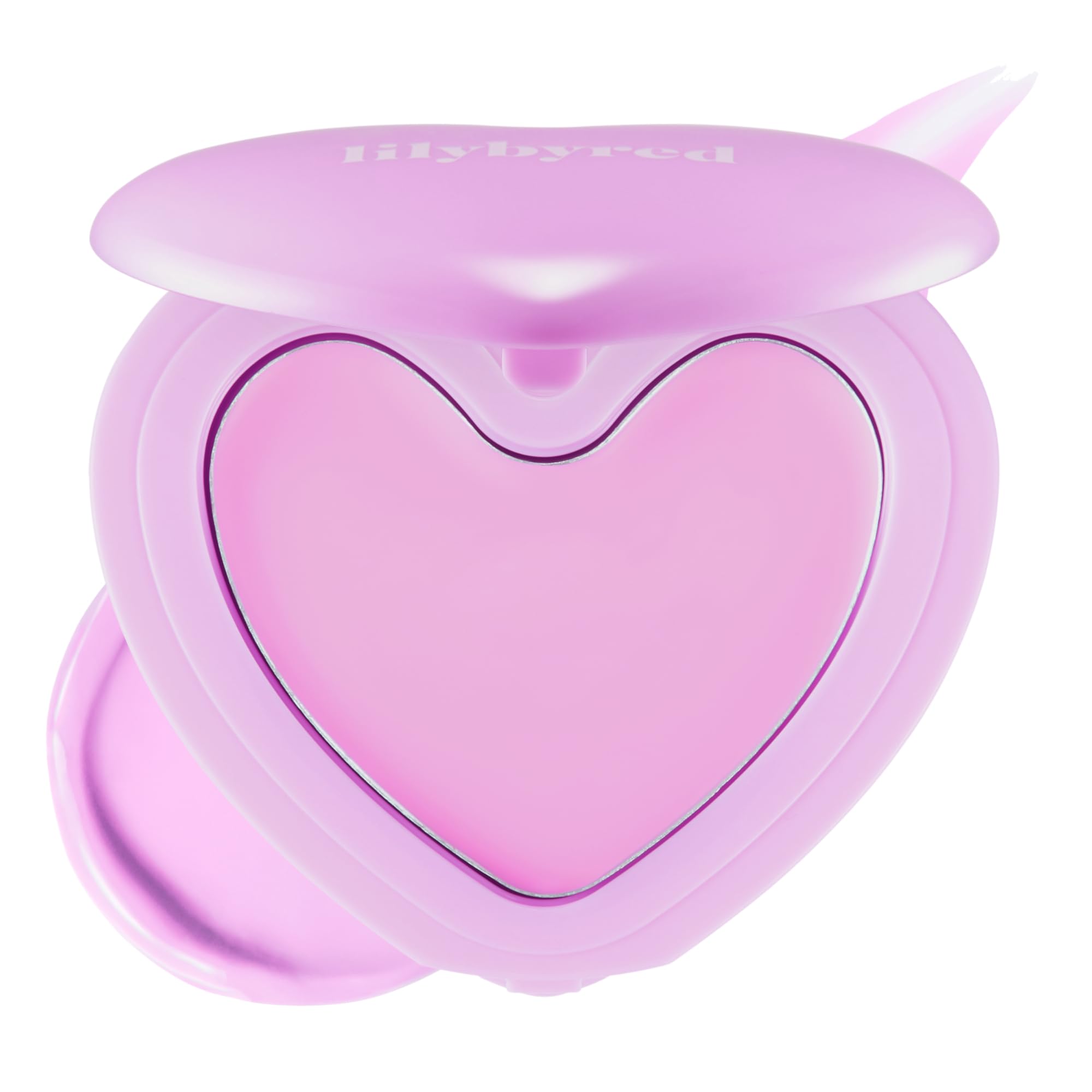lilybyredLuv Beam Cheek Balm | Heart-Shaped Korean Cream Blush, Semi-Matte Finish, Long-Lasting, Blendable & Buildable, Soft Creamy Texture, Lightweight, Natural Flush, 0.12 oz. (05 Cheeky Lavender)