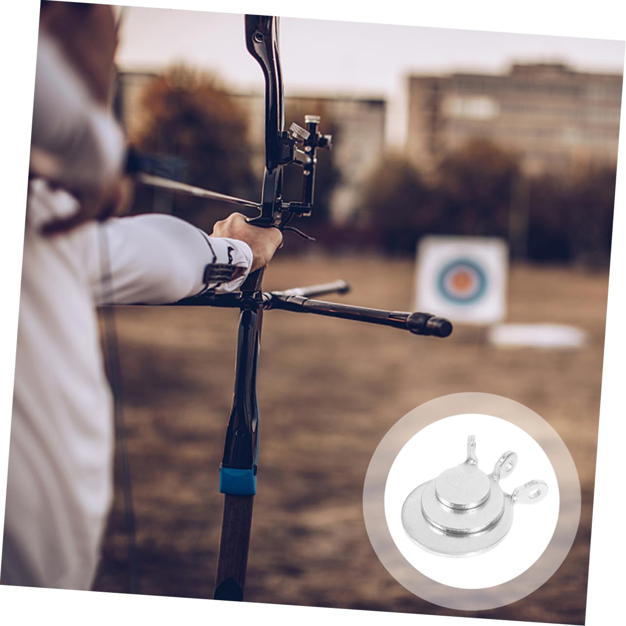 KICHOUSE Manganese Steel Hanging Targets Multi-Purpose Shooting Training Target