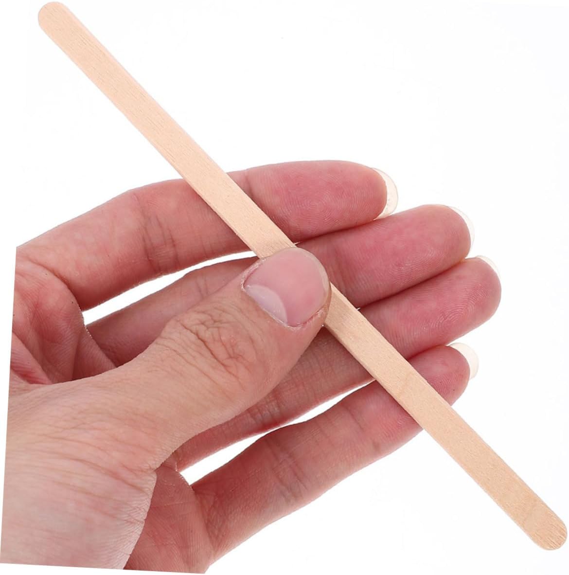 500pcs Wooden Coffee Stick Beverage Swizzle Sticks Wood Coffee Stirrers Wooden Coffee Mixers Drink Stirring Sticks Wooden Drink Mixers Disposable Swizzle Rods Wooden Stirrers Beige