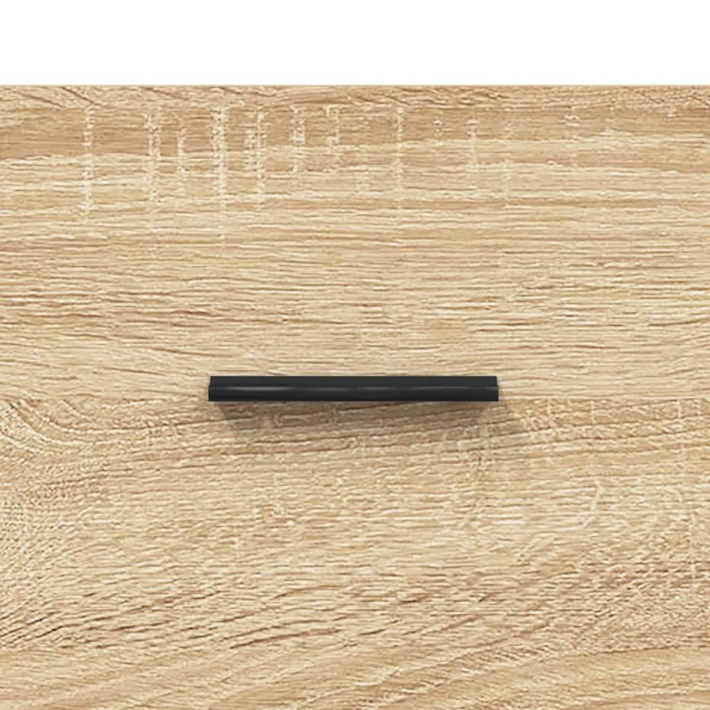 Homgoday Tavolino da caffè in rovere Sonoma, 50 x 50 x 40 cm, in legno ingegnerizzato, tavolino da tè per soggiorno, sala d'accoglienza degli ospiti, camera da letto e ufficio, tipo 7