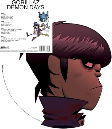 GORILLAZ - DEMON DAYS por Gorillaz — capa do álbum