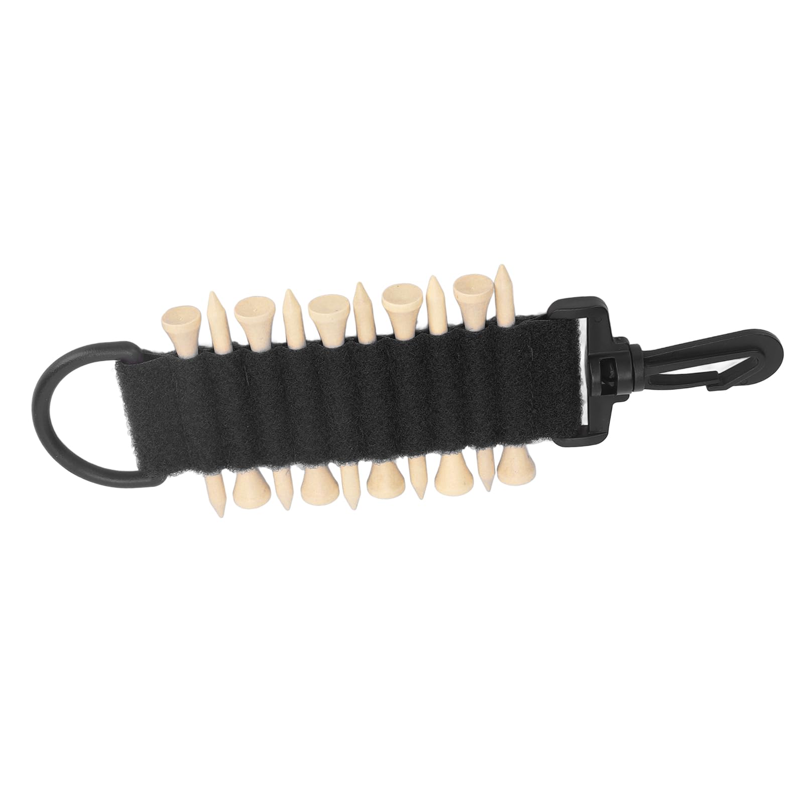 Dilwe Soporte para Te de Golf, Bolsa de Almacenamiento Portátil Multifunción de Nailon con Gancho para Cinturón