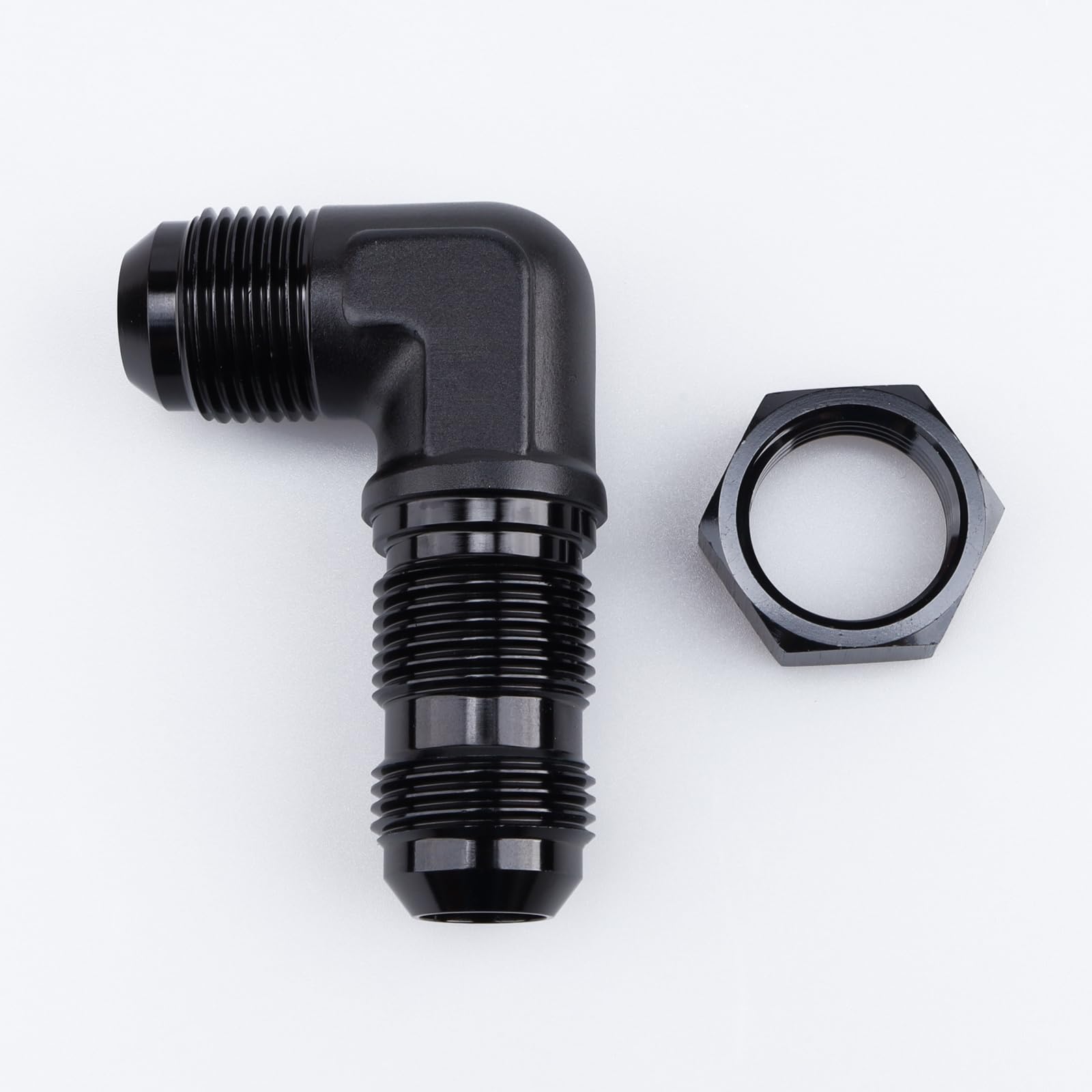 90 Degree Bulkhead Fittings JEGS 110260: AN To AN 90 Degree Bulkhead