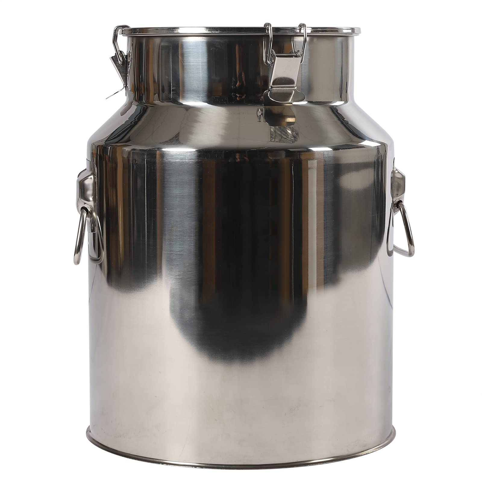 Jarra de leche de acero inoxidable 201, recipiente de leche de 28 litros, cubo sellado con junta de silicona