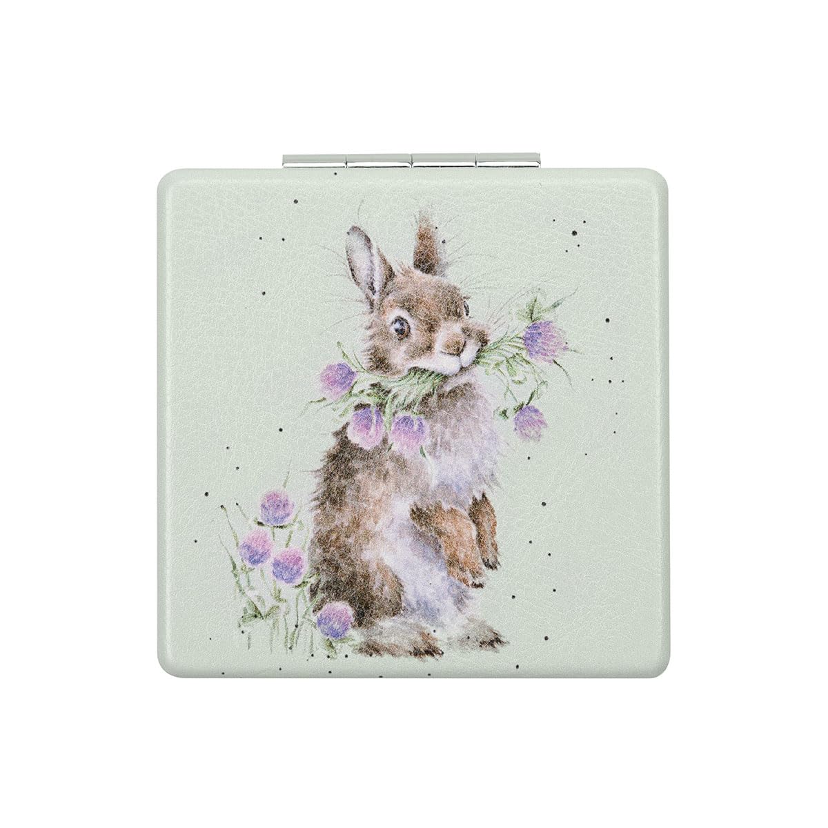 Wrendale Designs - 'Head Clover Heels' rabbit Compact Mirror