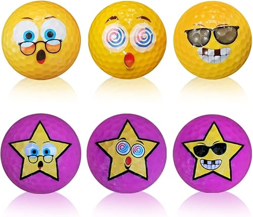 MOJIFLY Pelotas de golf, novedosas y divertidas pelotas de golf para niños para regalos