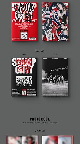 Miniatura 2 de GOT the beat Stamp On It 1er mini álbum CDpósterfotolibro  postaltarjeta fotográfica  seguimiento versión sello