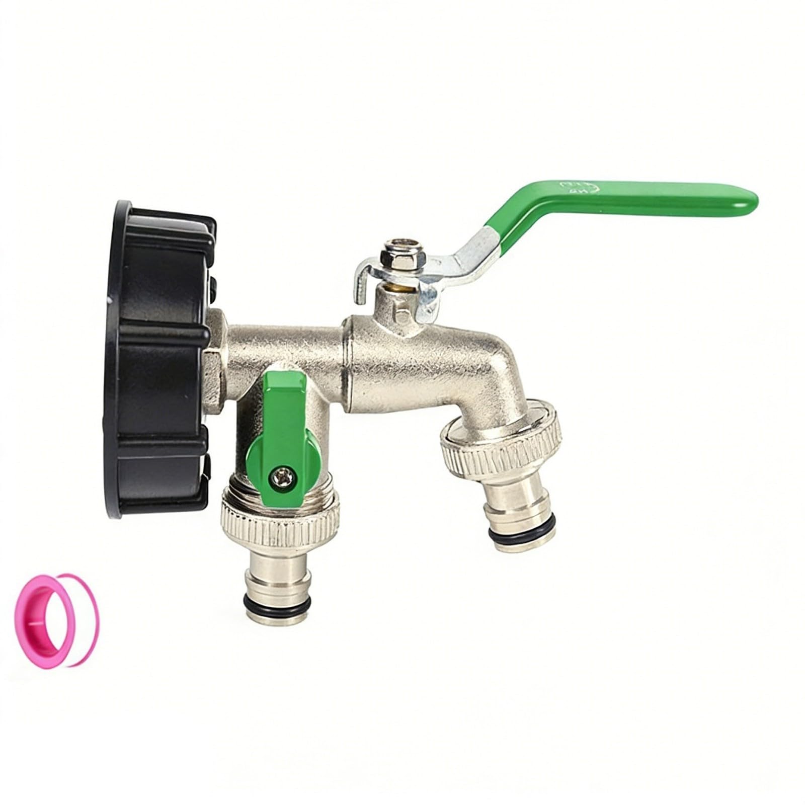 Outlet Double Control Water Tap Zincs Alloy Bidet Faucets Two Open Washing Machine Faucet Bathroom Accessories Bathroom Accessories