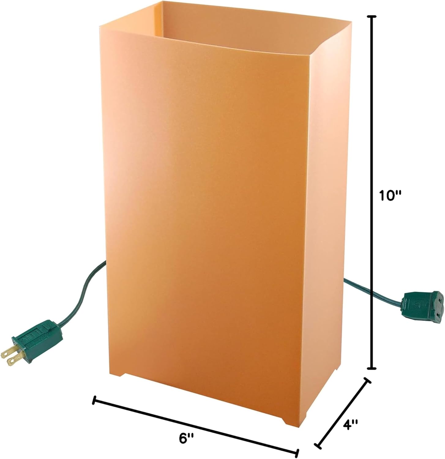 LumaBase Electric LED Luminaria Kit, Tan - Set of 6