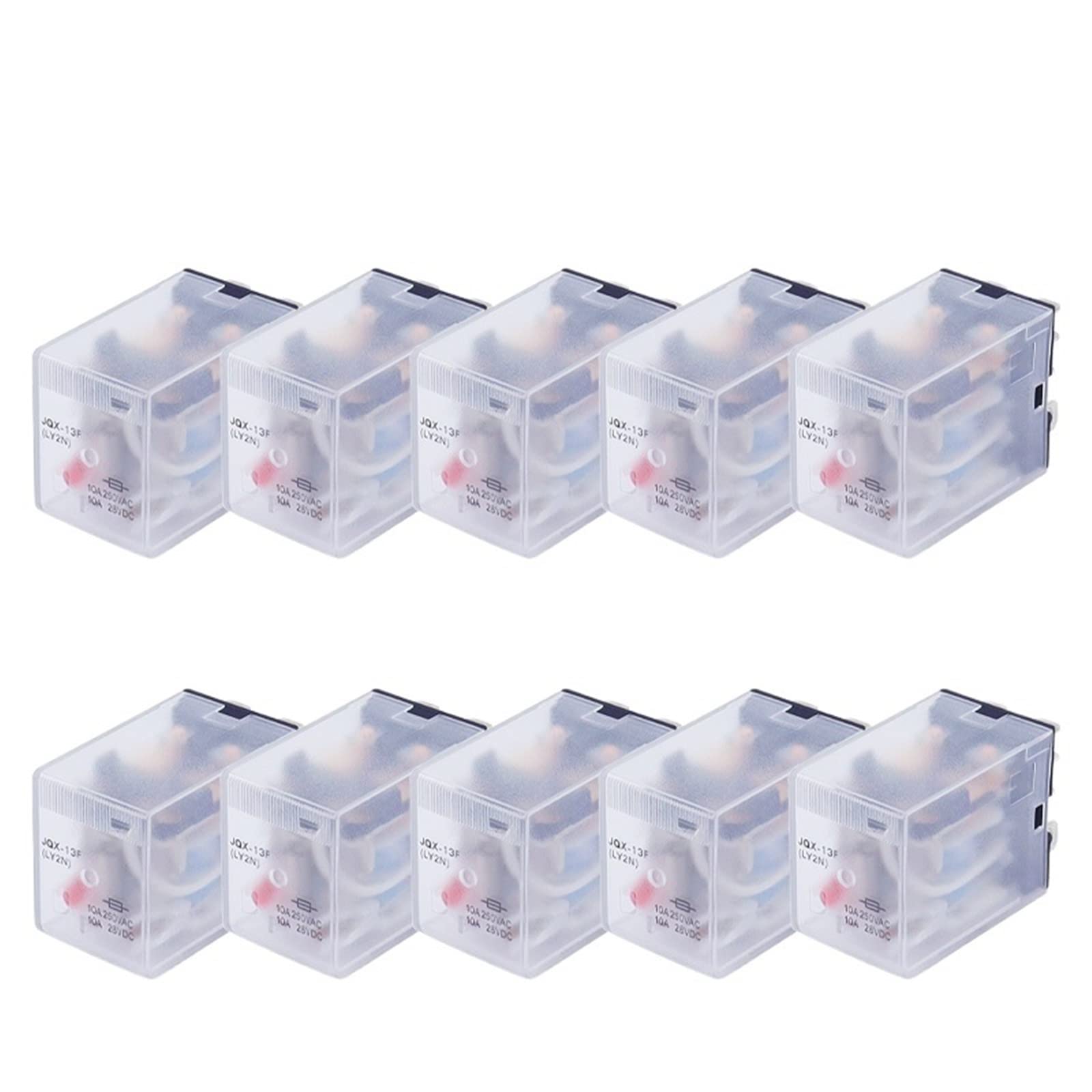 Relais de puissance LY2NJ DPDT robuste avec socle de connexion durable