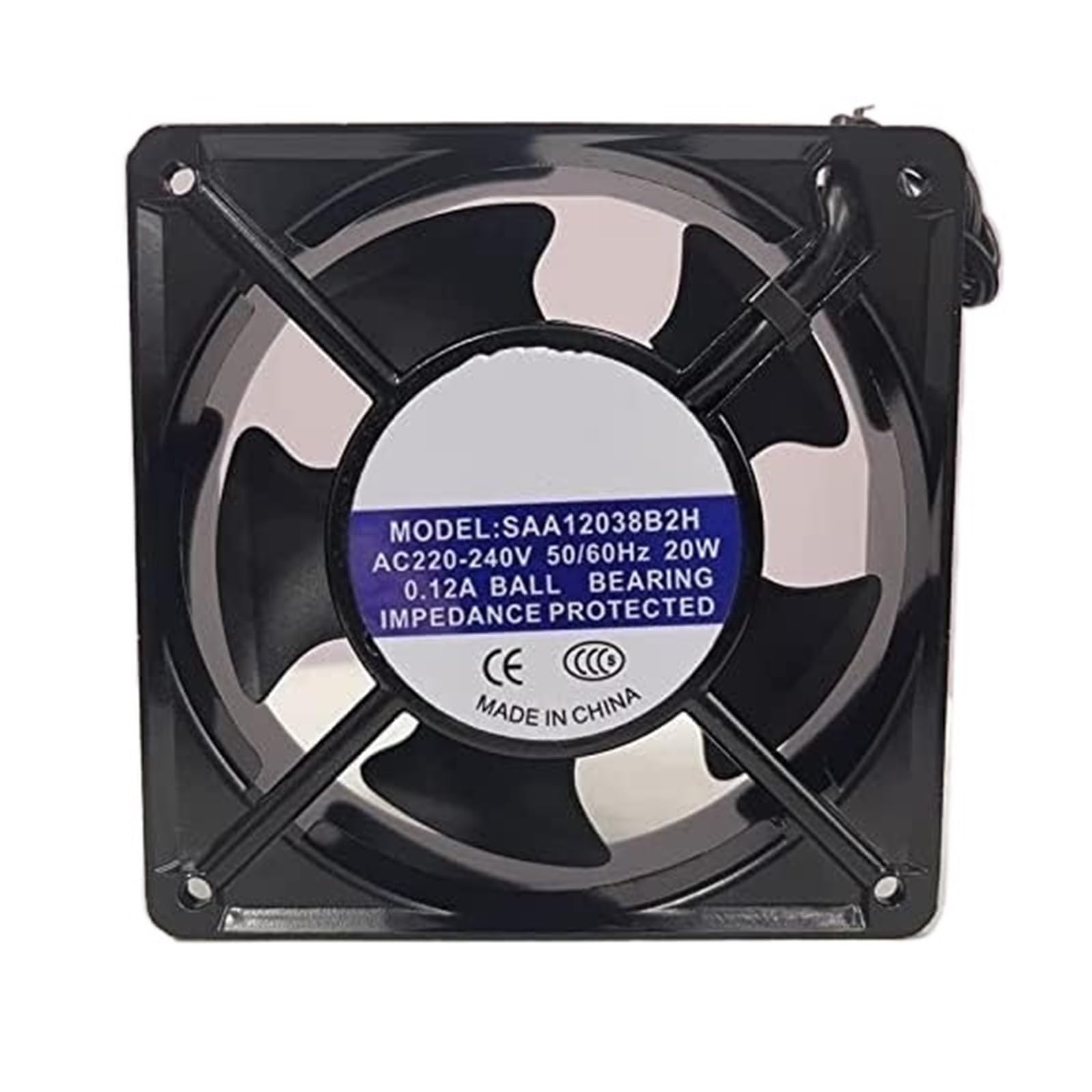 YMUGUEGH SAA12038B2H AC220V 20W 0.12A 12Cm Cooling Fan 12038
