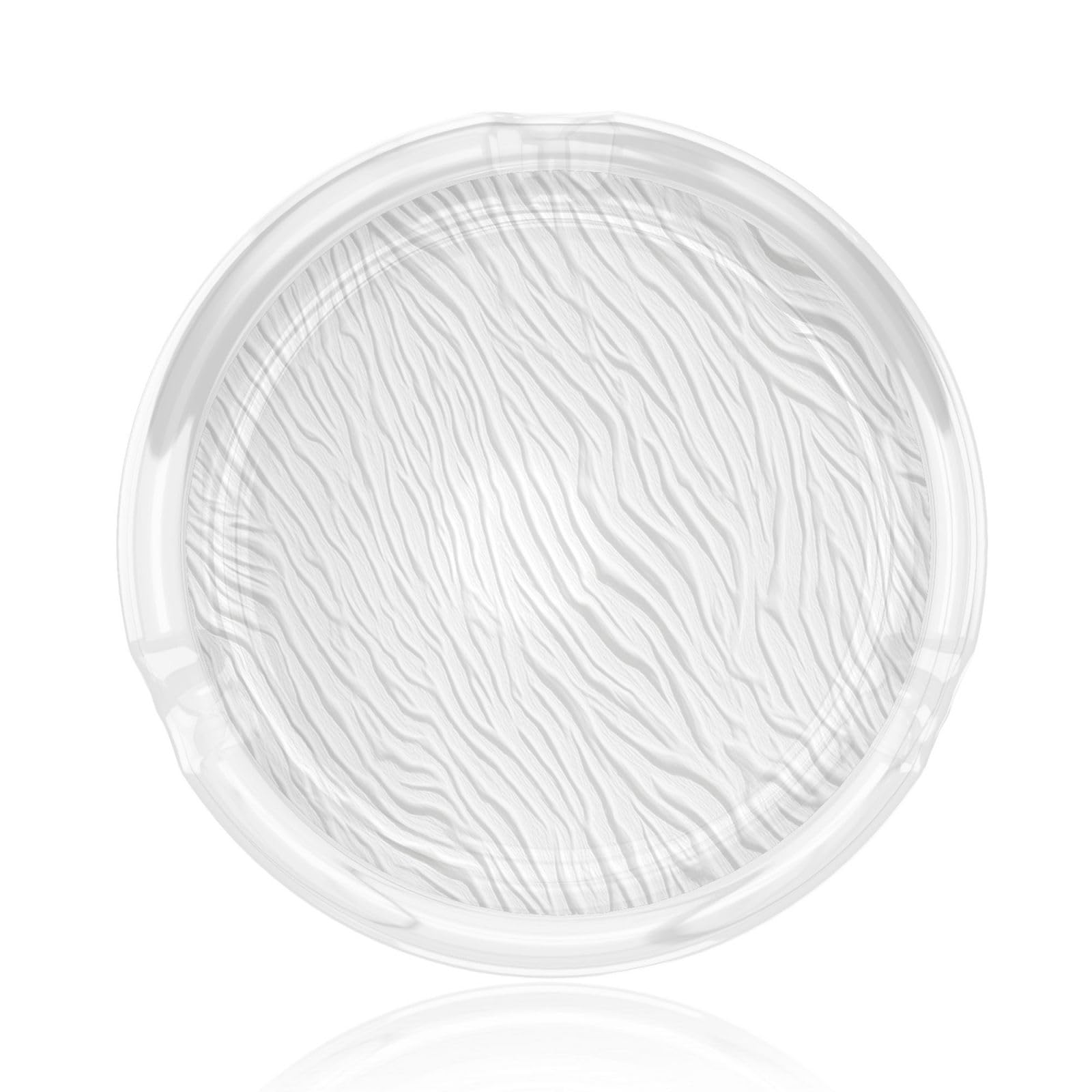 White Zebra Print Soft Raised Stripe Texture Glass Ashtray For Cigarettes Ash Trays Case For Home Office Decor